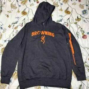 Browning Hoodie Men’s Large Gray